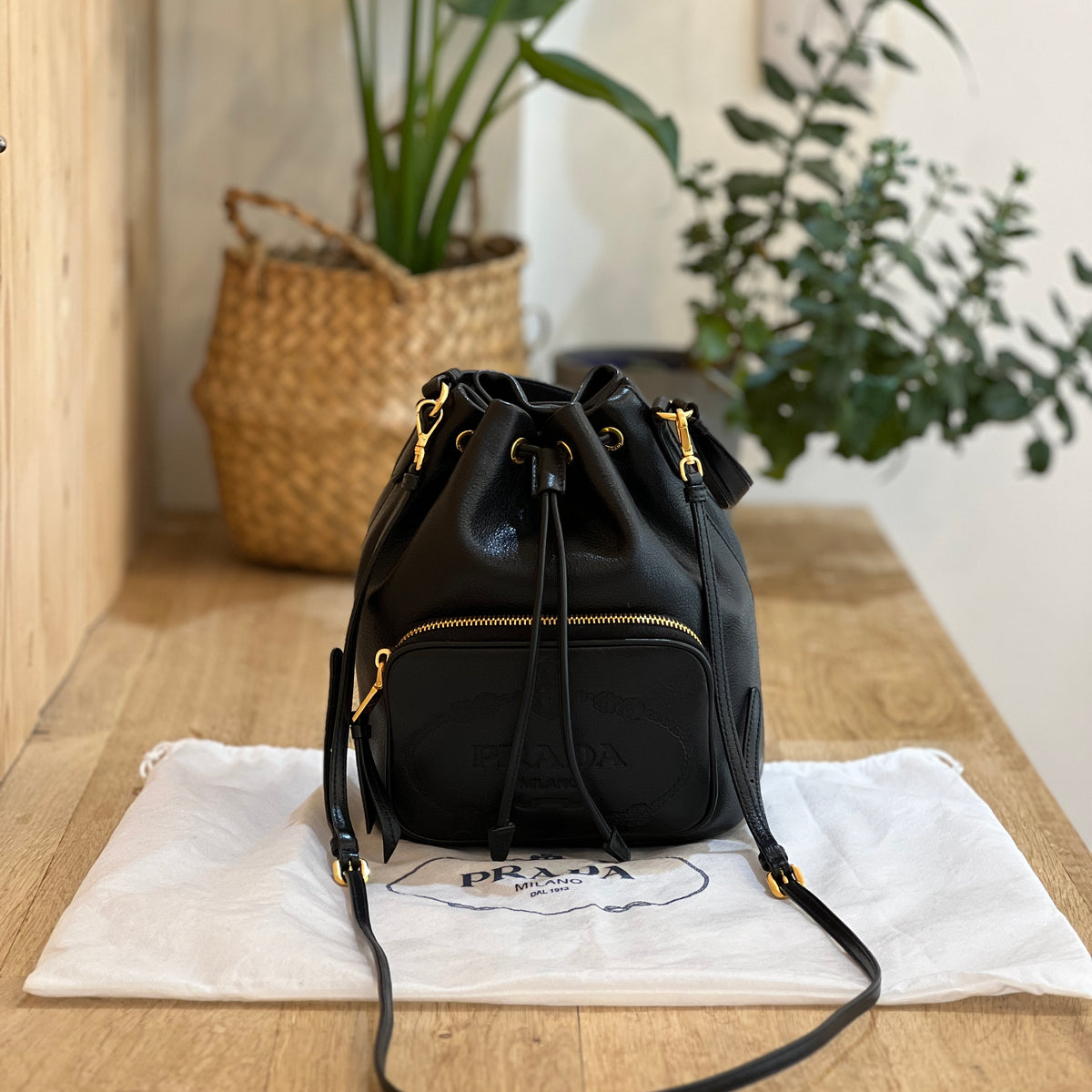 Prada Secchiello Bucket Bag – ARMCANDY BAG CO - Main Image
