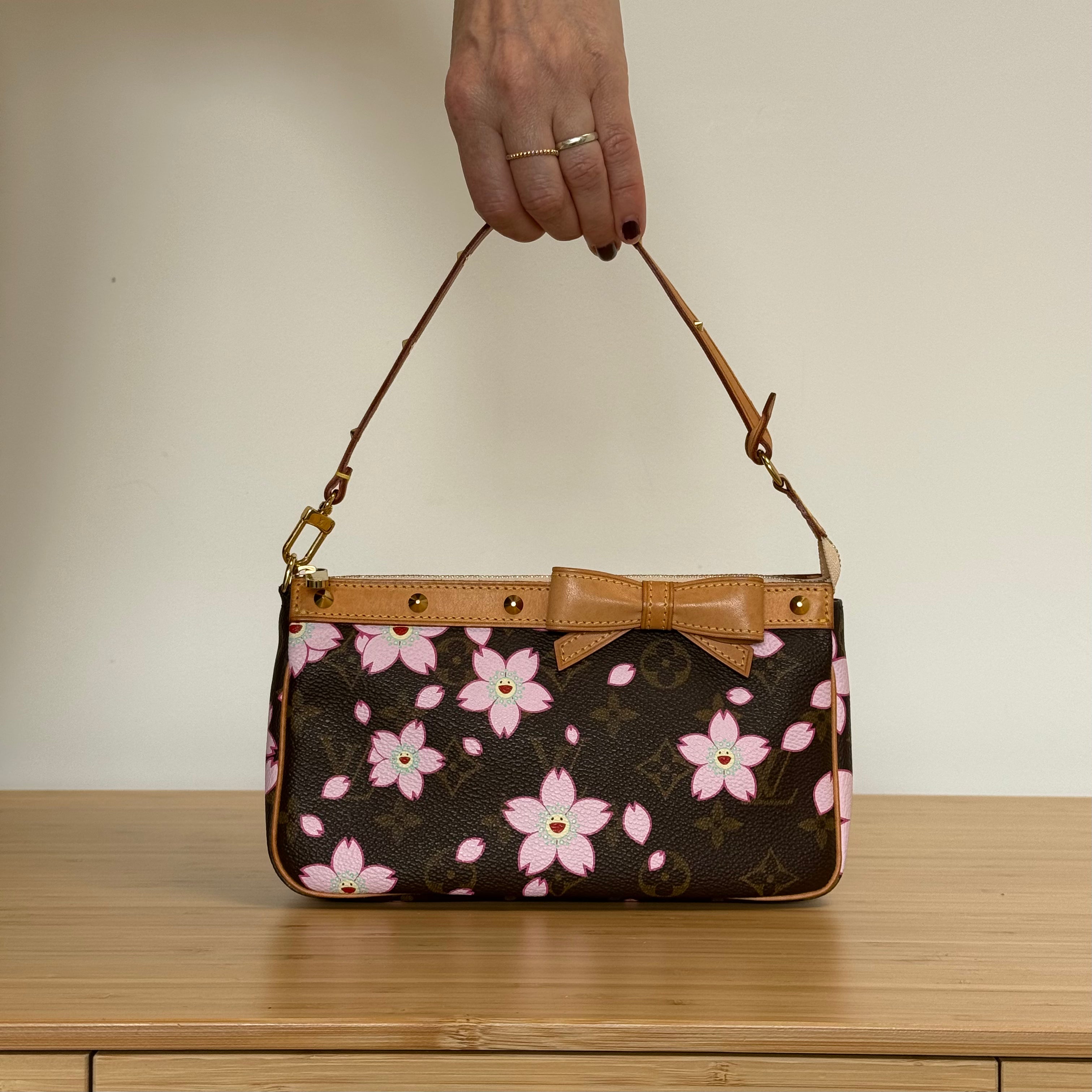Louis Vuitton x Takashi Murakami Cherry Blossom Pochette Accessoires
