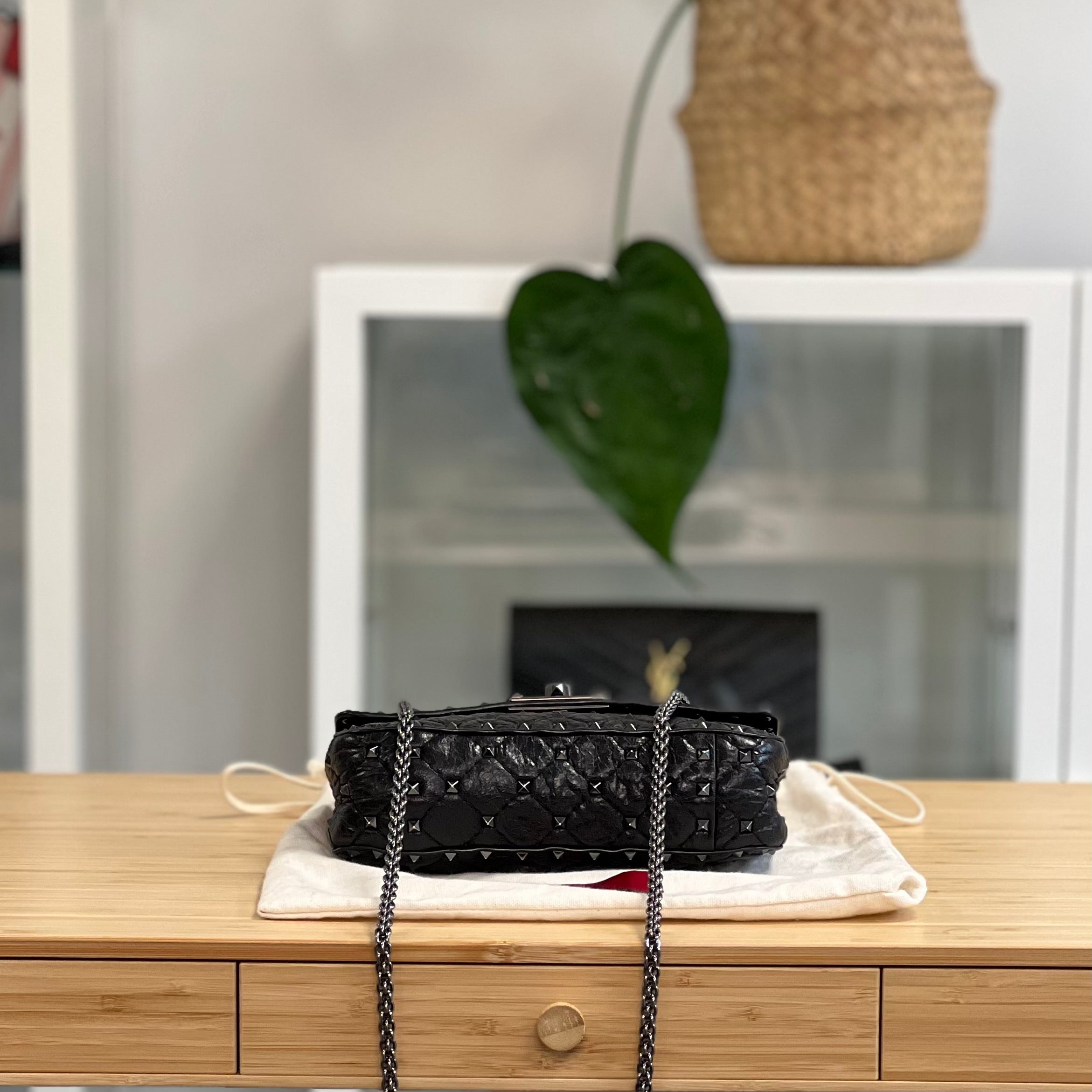 Preloved Valentino Rockstud Spike Mini Bag