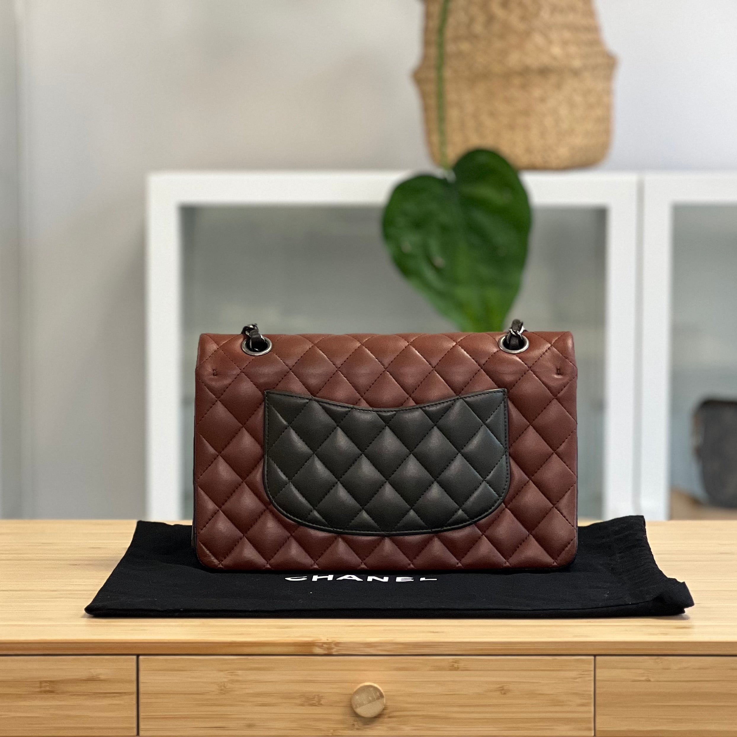 Chanel Tri-Colour Classic 11.12 Handbag (Medium Double Flap)