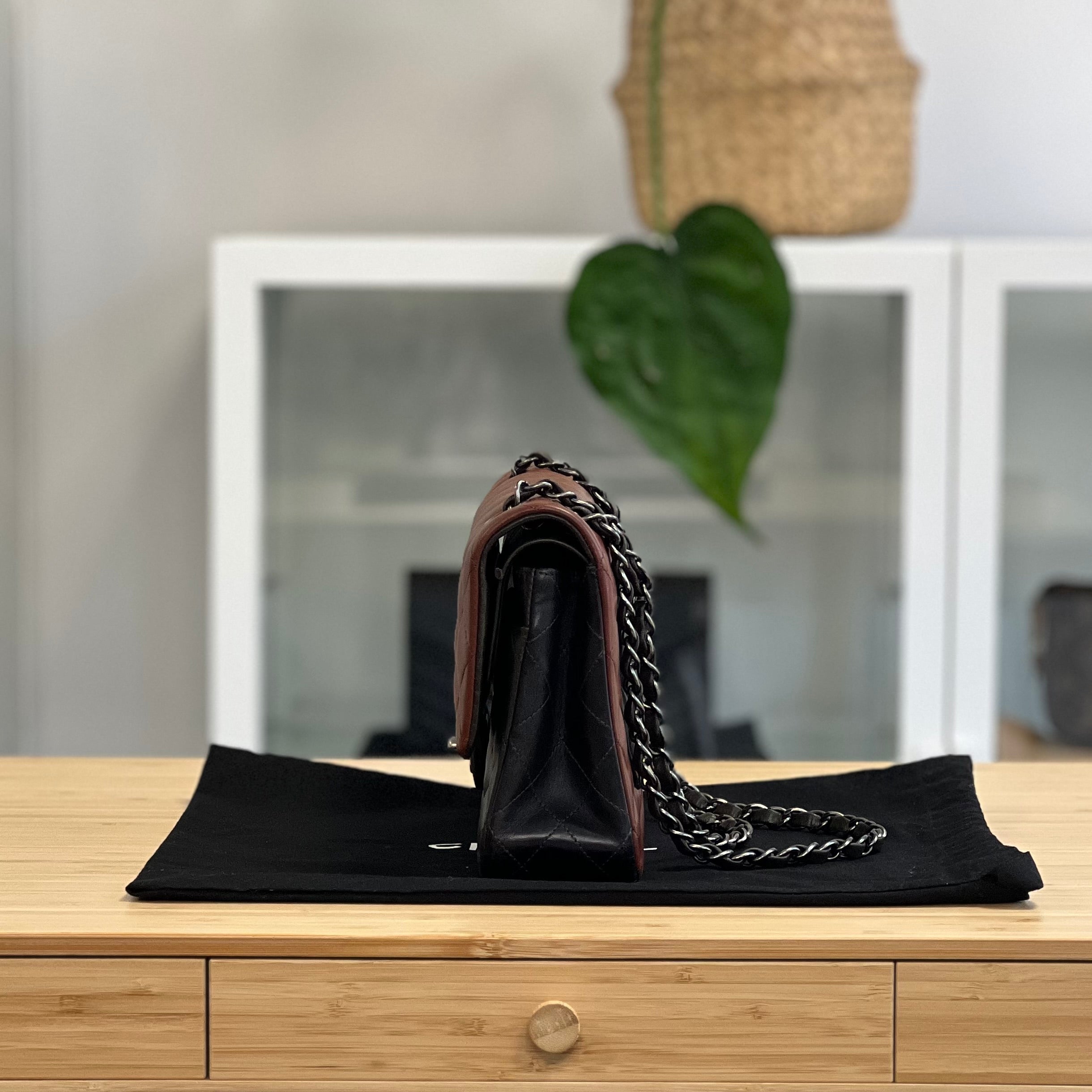 Chanel Tri-Colour Classic 11.12 Handbag (Medium Double Flap)