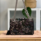 Miu Miu Jacquard Tapestry Shoulder