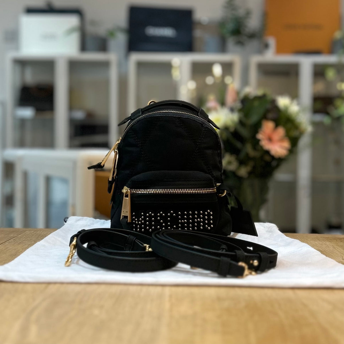black studded backpack mini Cutemoria Women Fashion Purse PU Leather Backpack Lightweight Shoulder Bags Casual Travel Daypacks (Black, Small size) : Clothing, Shoes & Jewelry Made to excel at every occasion Sofia Mini Studded Backpack |