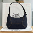 Preloved Alexander McQueen Jewelled Denim Hobo