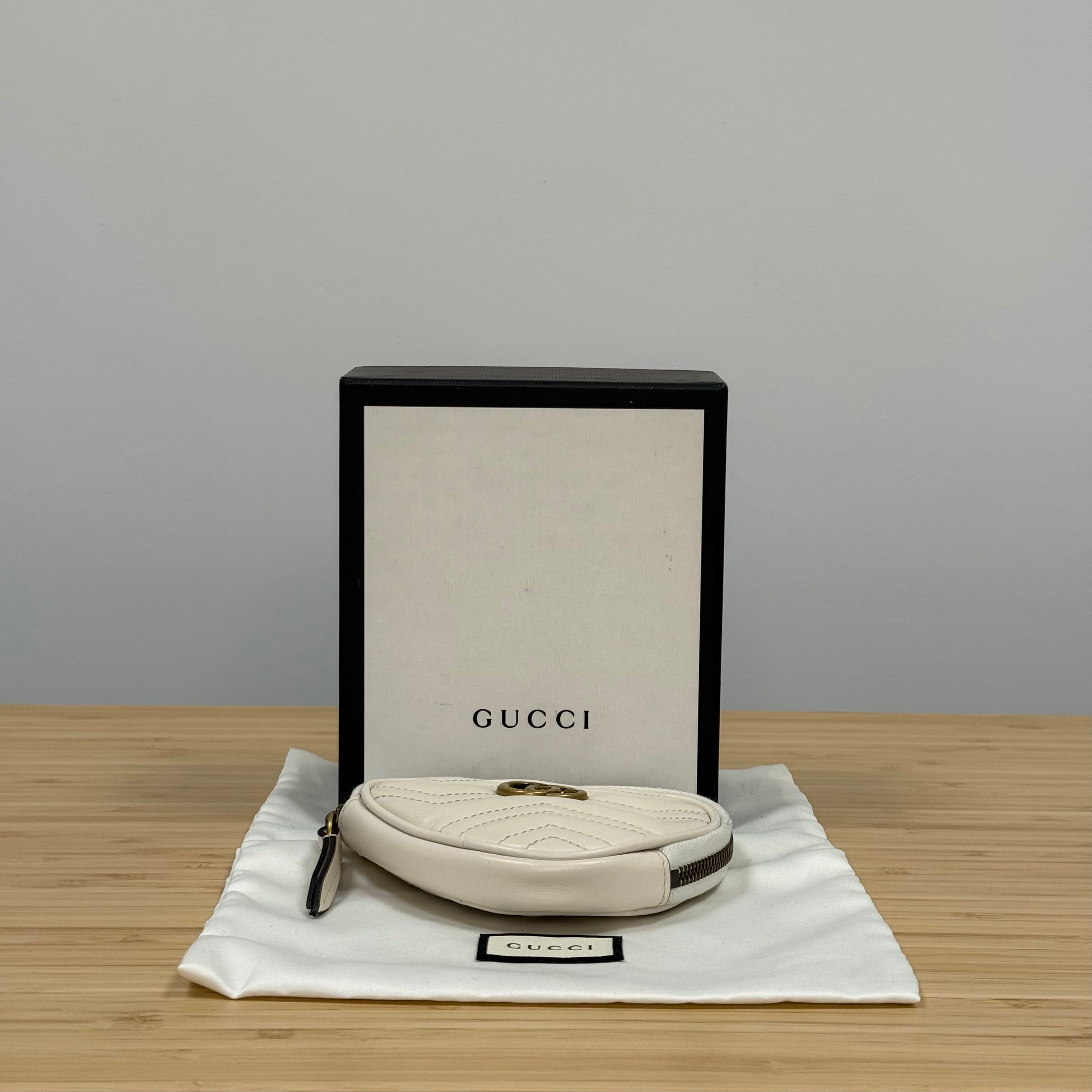 Gucci GG Marmont Heart Coin Purse