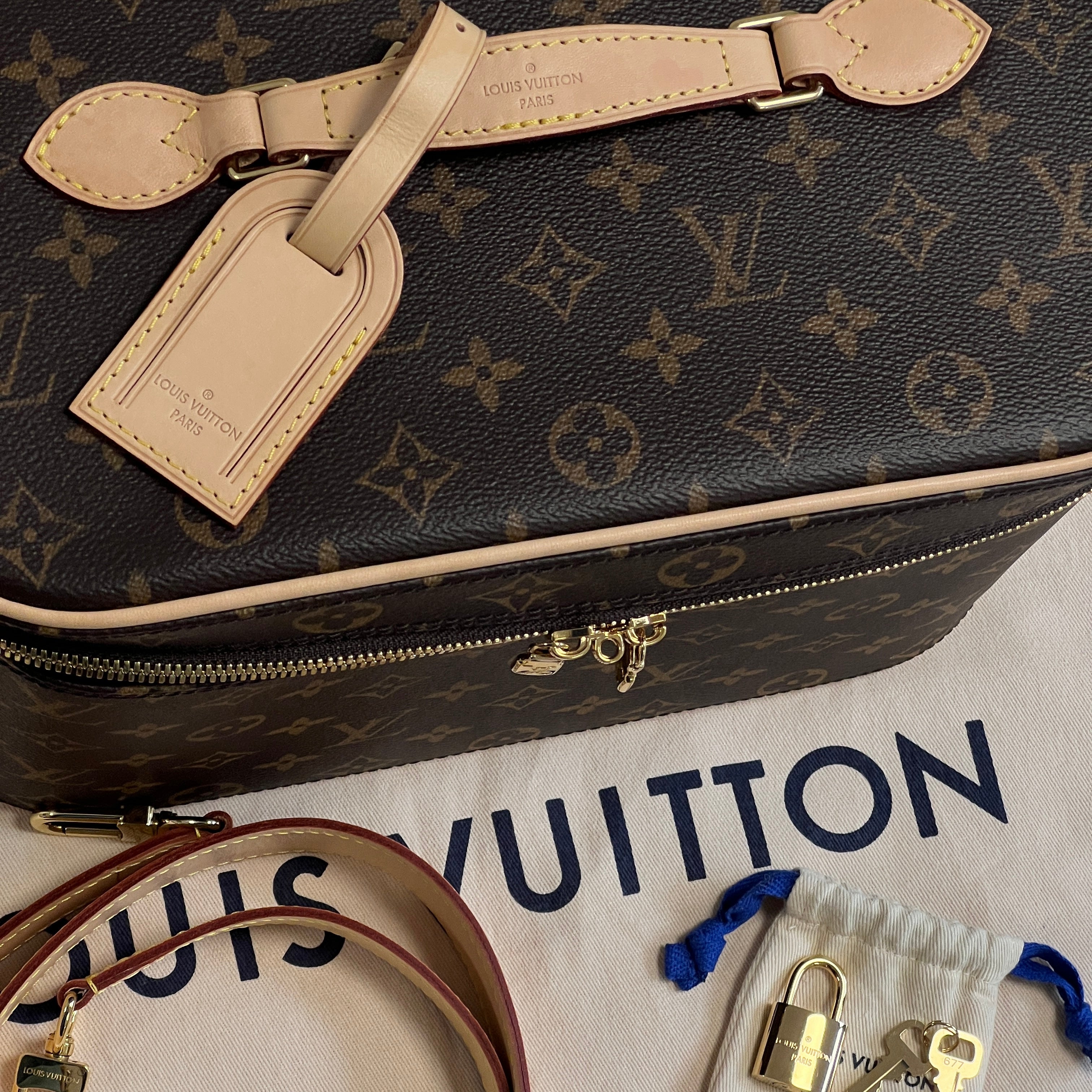 Louis Vuitton label hardware