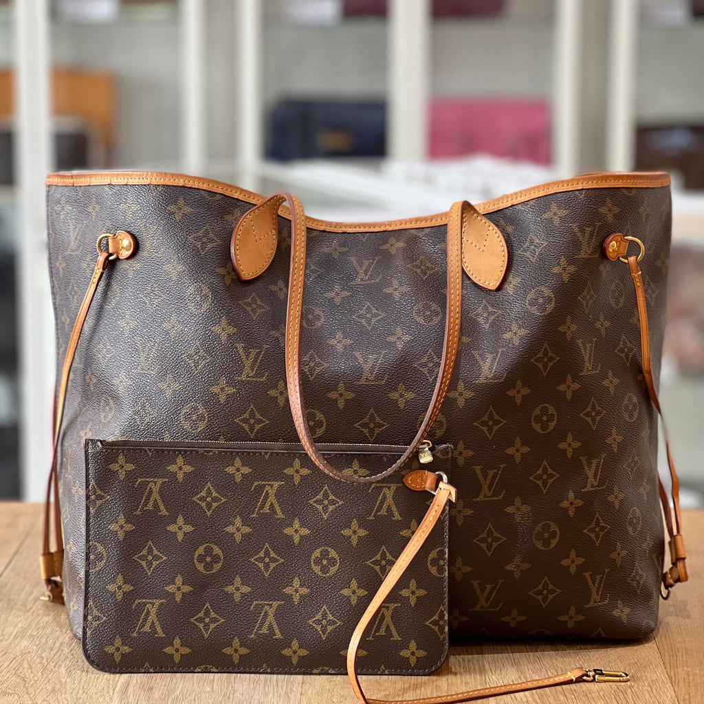 Louis Vuitton Neverfull Leather Exterior Shoulder Bags Bags