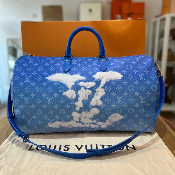 Authenticate Louis Vuitton Virgil abloh cloud keepall 50