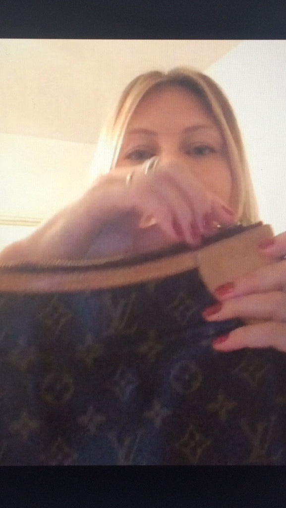 A still from YouTube of Louis Vuitton Odeon mm bag