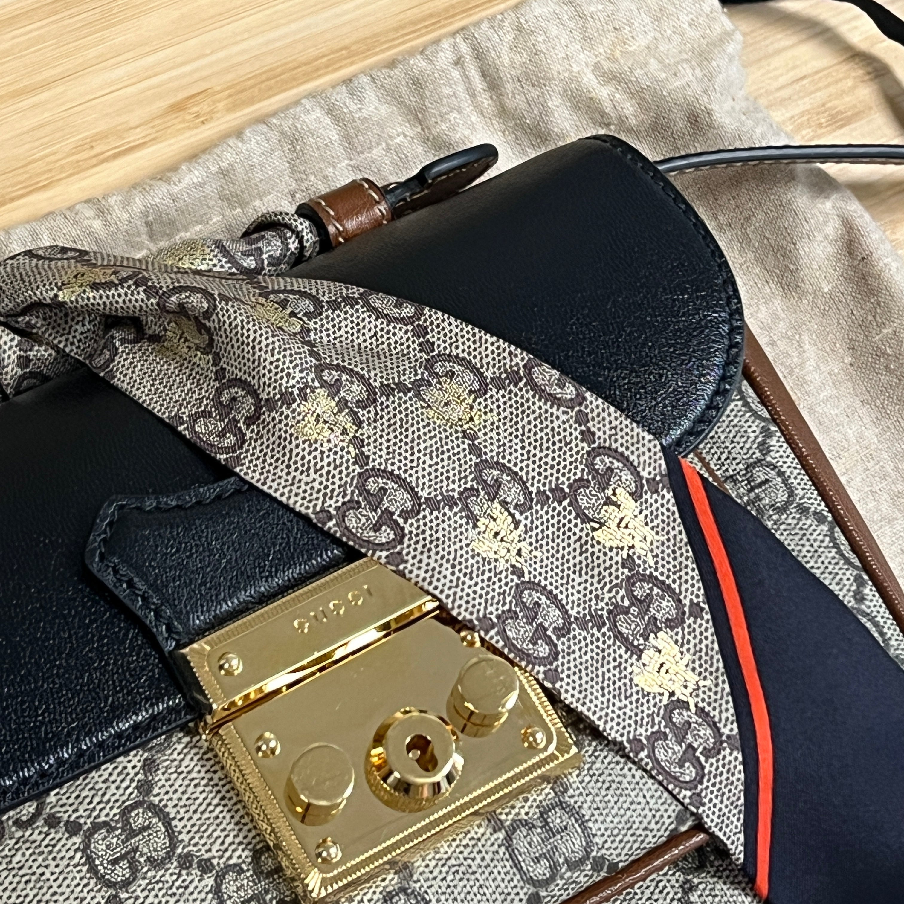 Gucci Supreme Padlock Crossbody