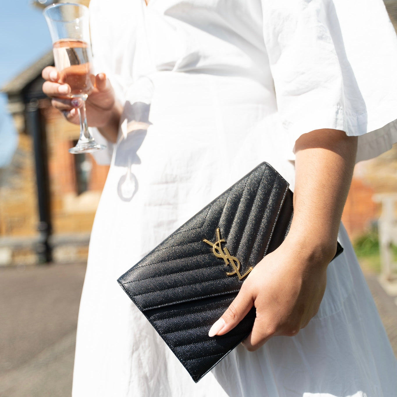 Outfit Ysl Clutch On Chain Ysl Woc Outfit Ysl Bag Outfit Clearance