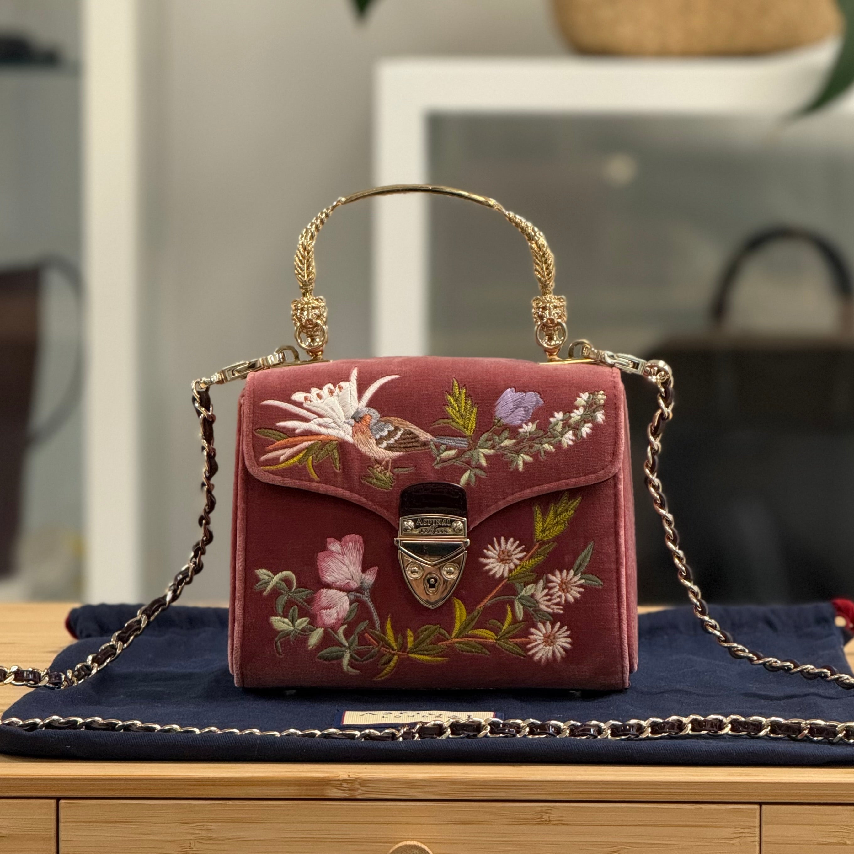 Preloved Aspinal Of London Mayfair Club Embroiderec