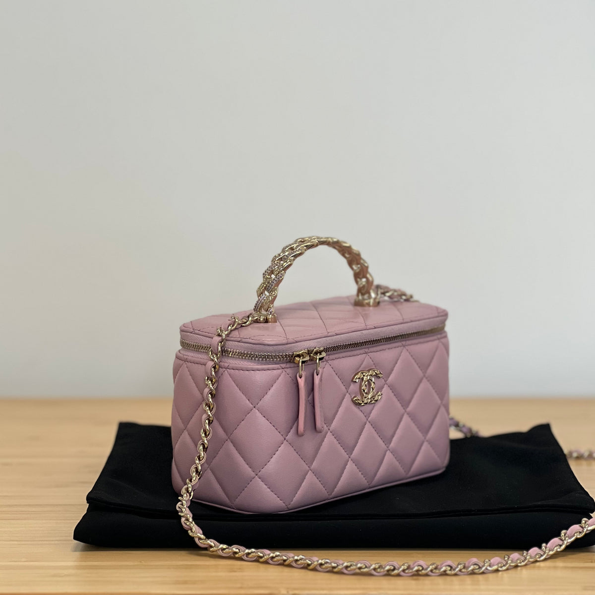 Chanel Crystal Top Handle Vanity