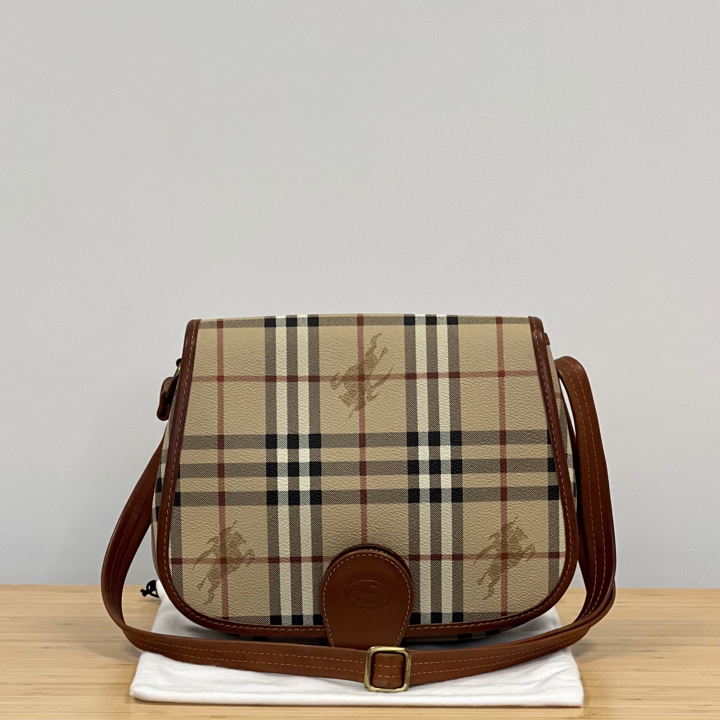 Burberry Vintage Saddle Crossbody