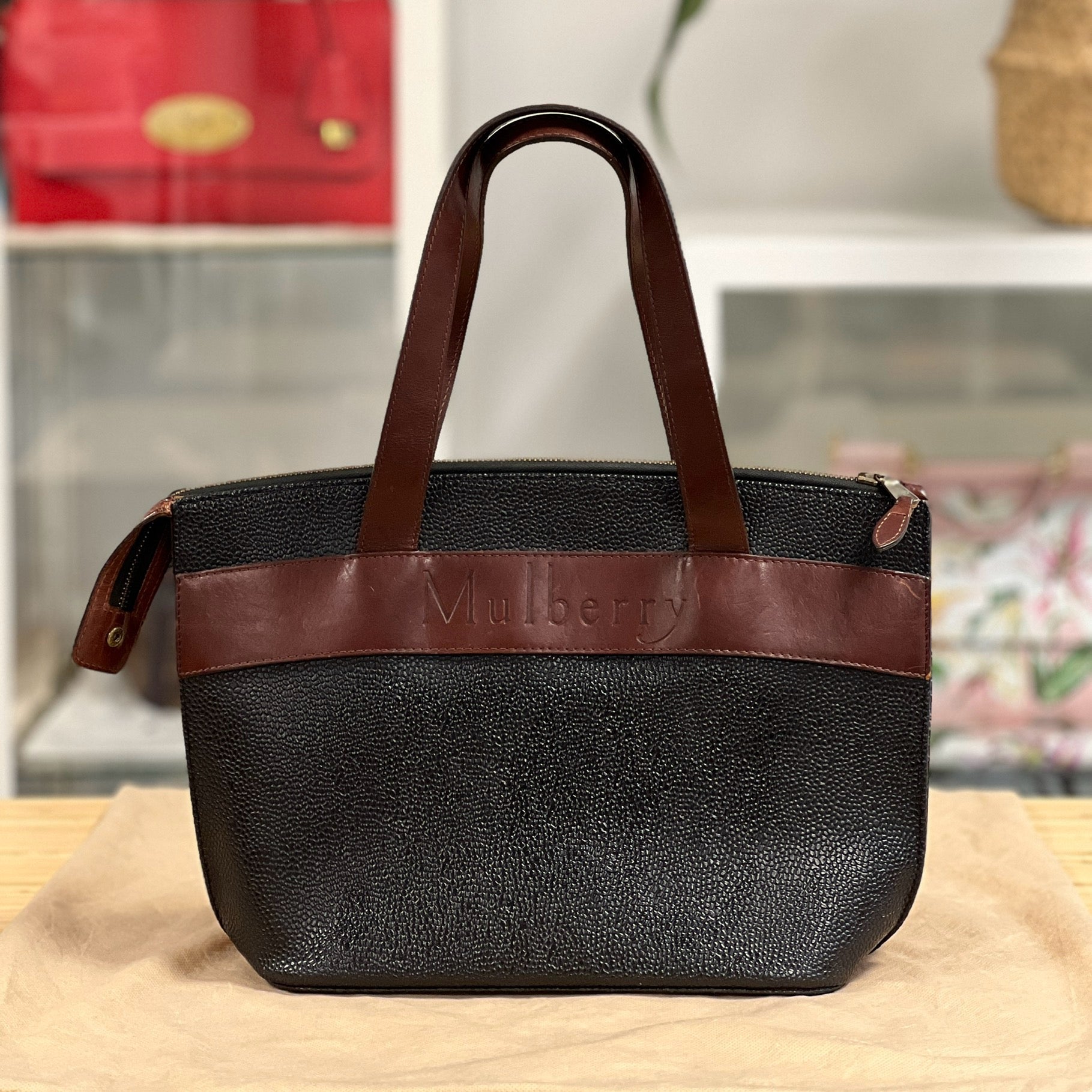 Mulberry Scotchgrain Tote