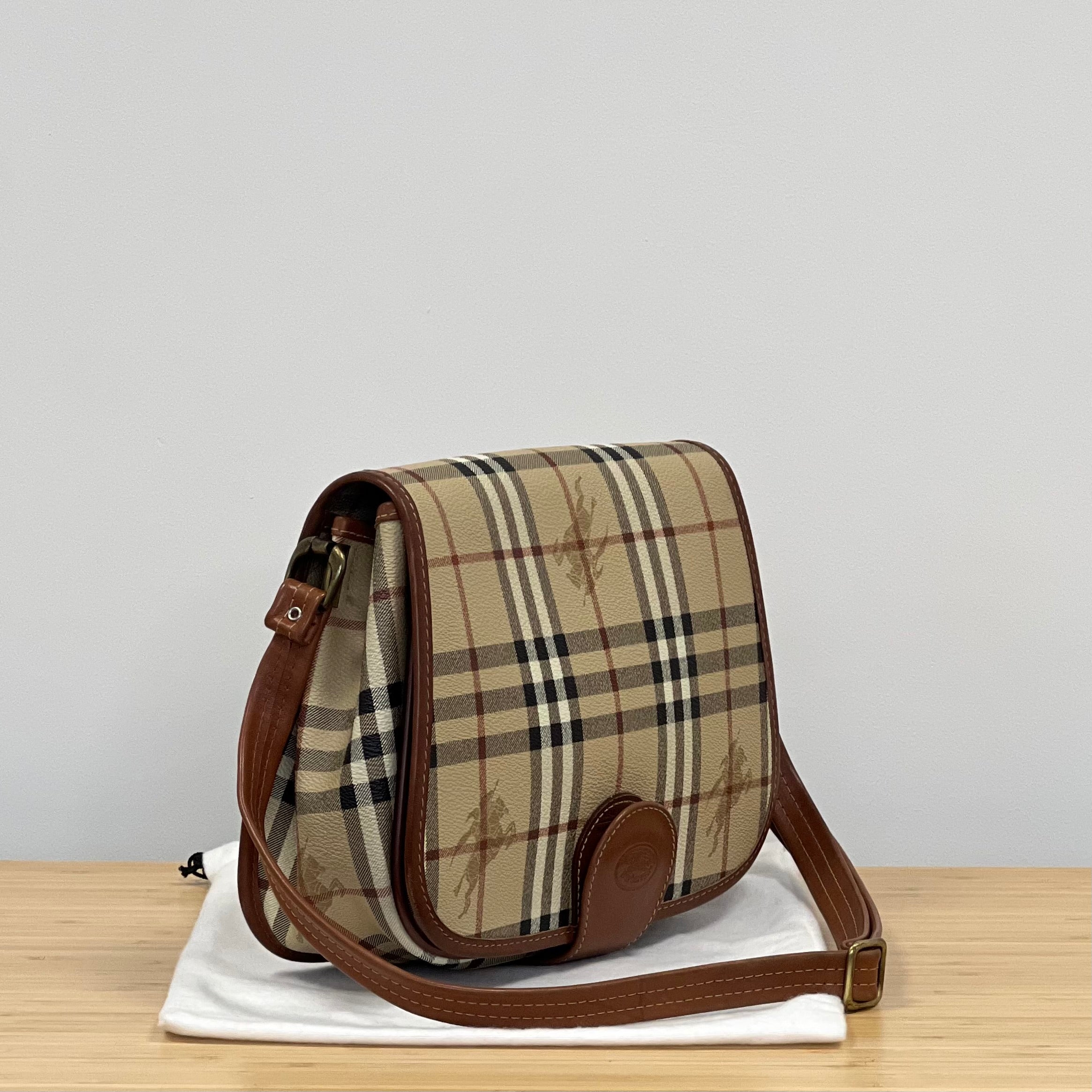 Burberry Vintage Saddle Crossbody