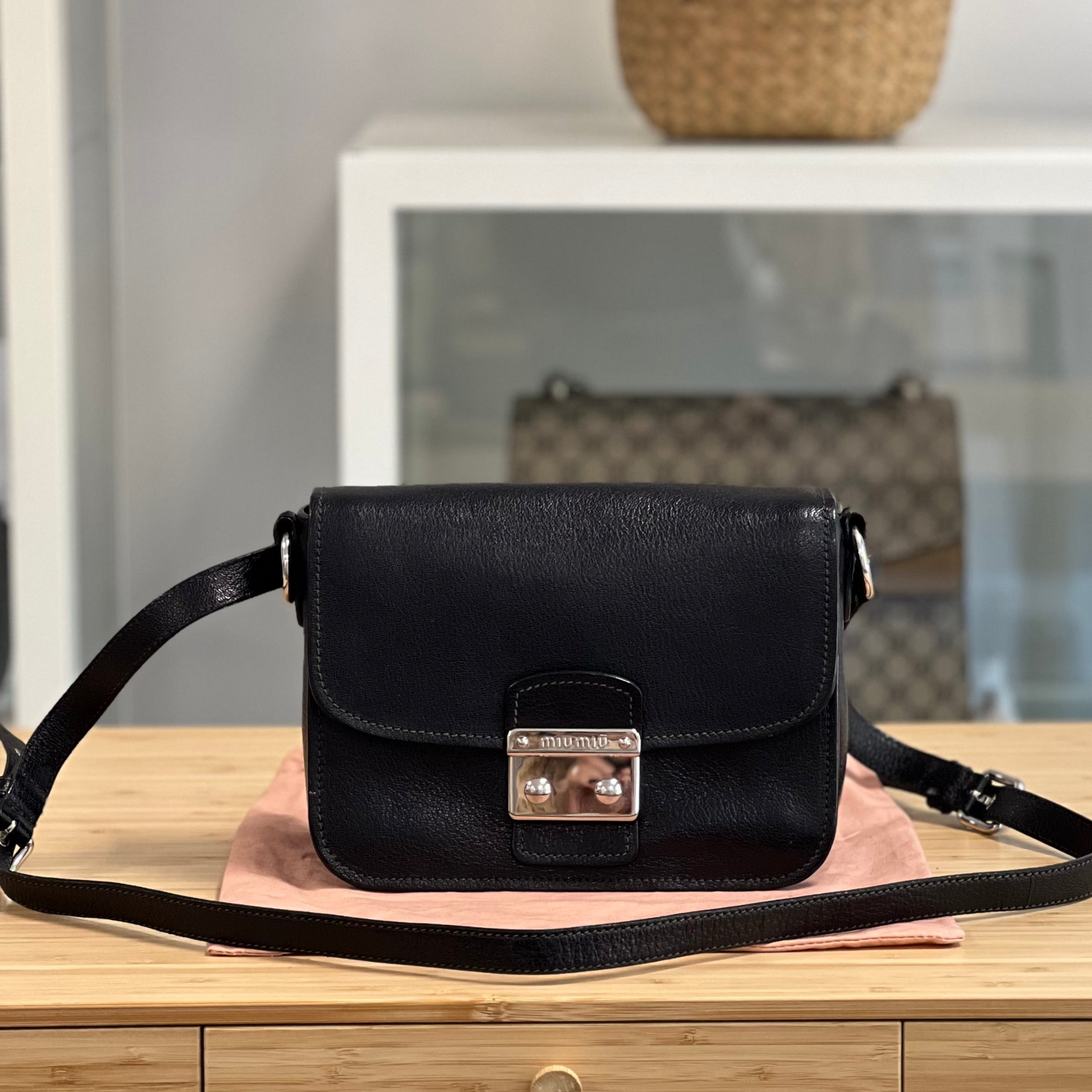 Preloved Miu Miu Madras Bandouliera
