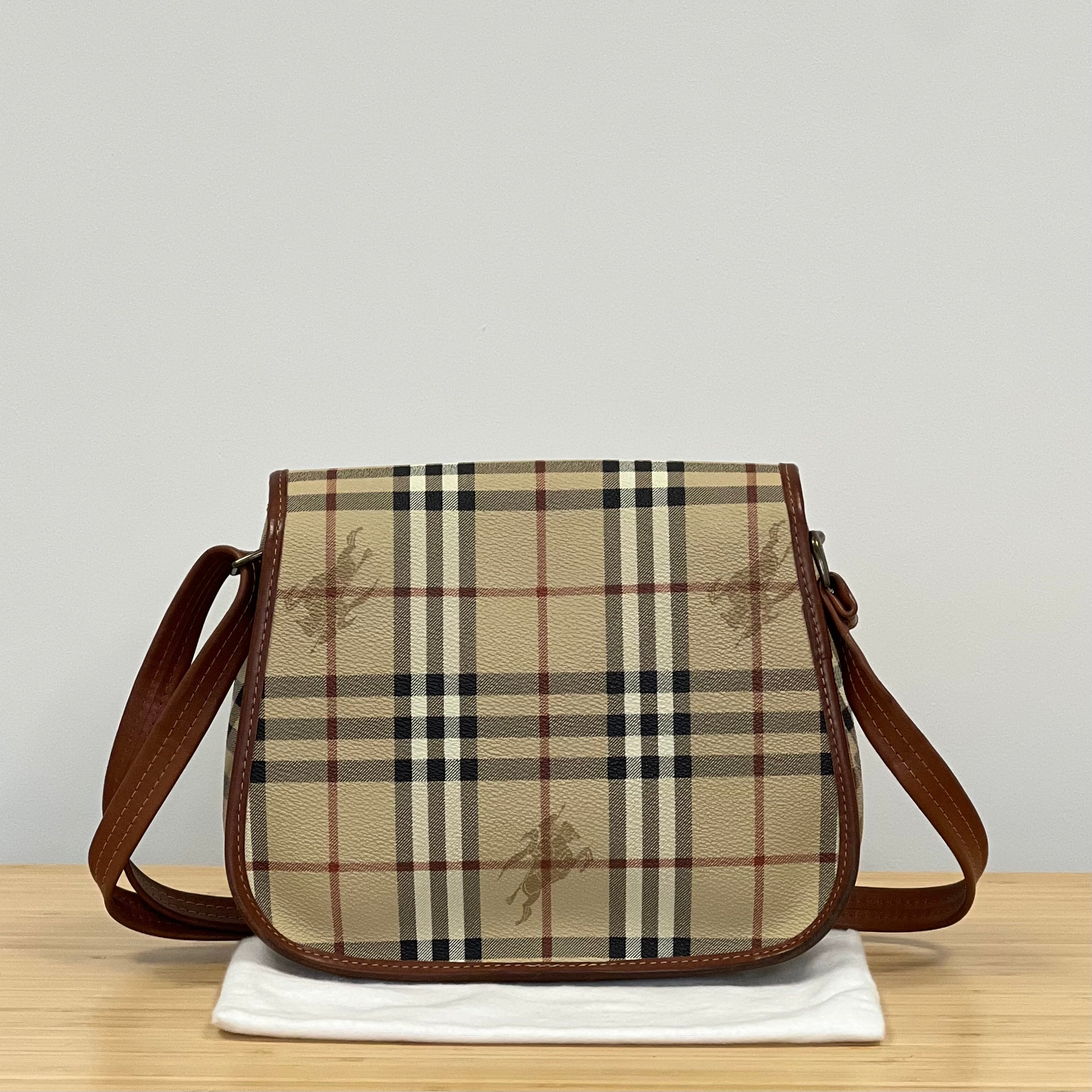 Burberry Vintage Saddle Crossbody