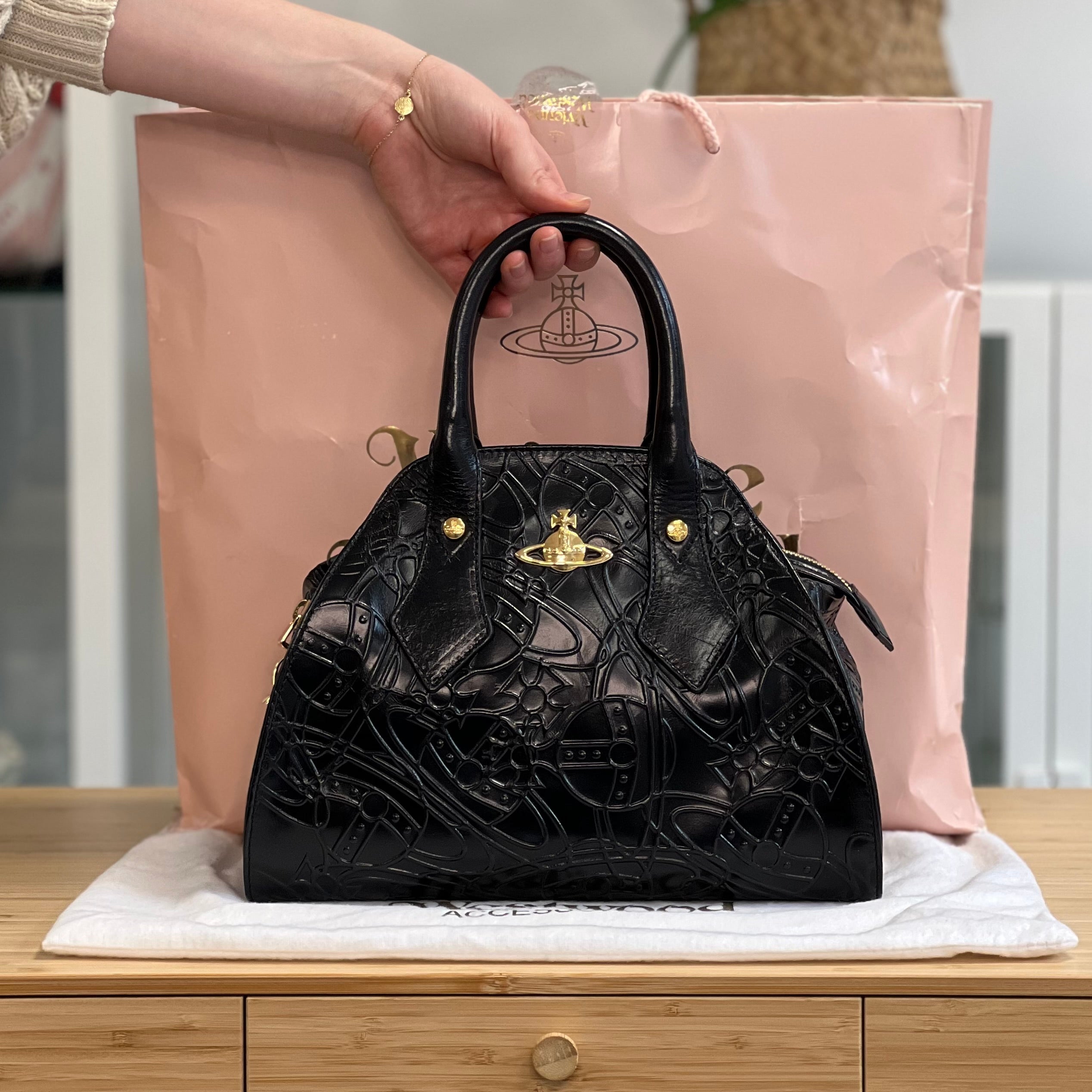 Palace X Vivienne Westwood Bowling Bag Orb Print FW24 2025