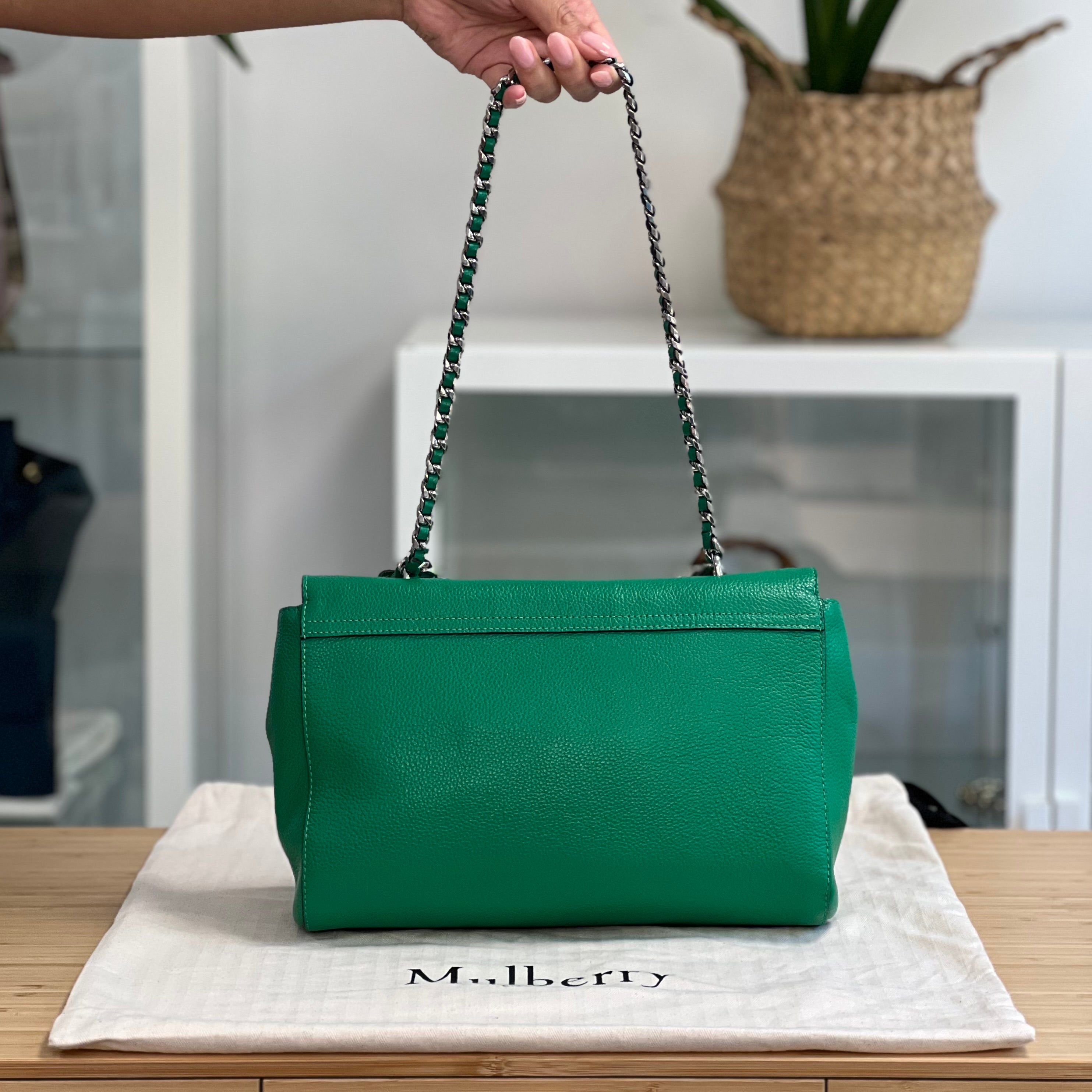 4/6の22:00までお値下げ　マルベリー　リリー Re-Design Mulberry Lily（リリー） Re-Design メタリックレザー