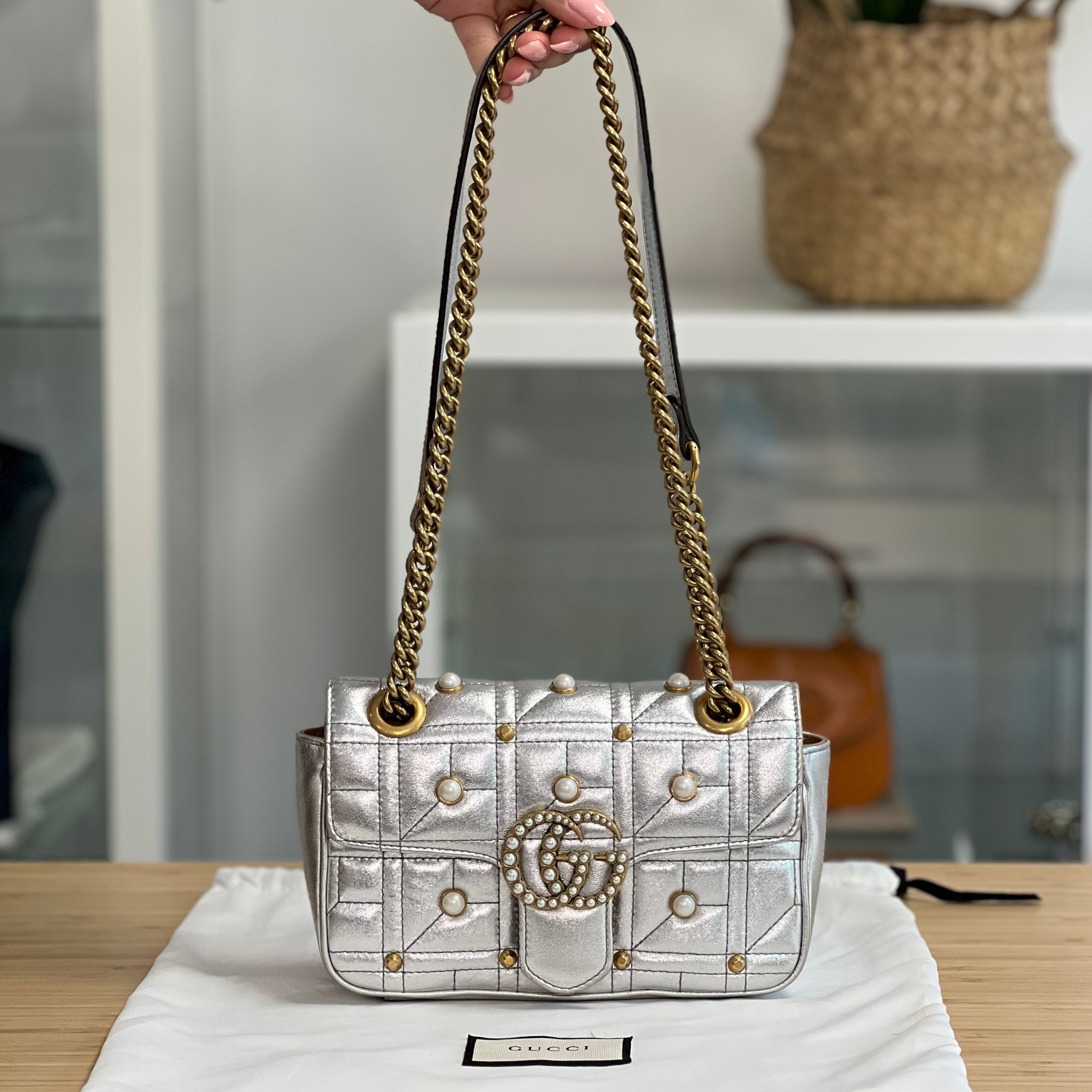 Gucci Marmont Limited Edition Pearly GG