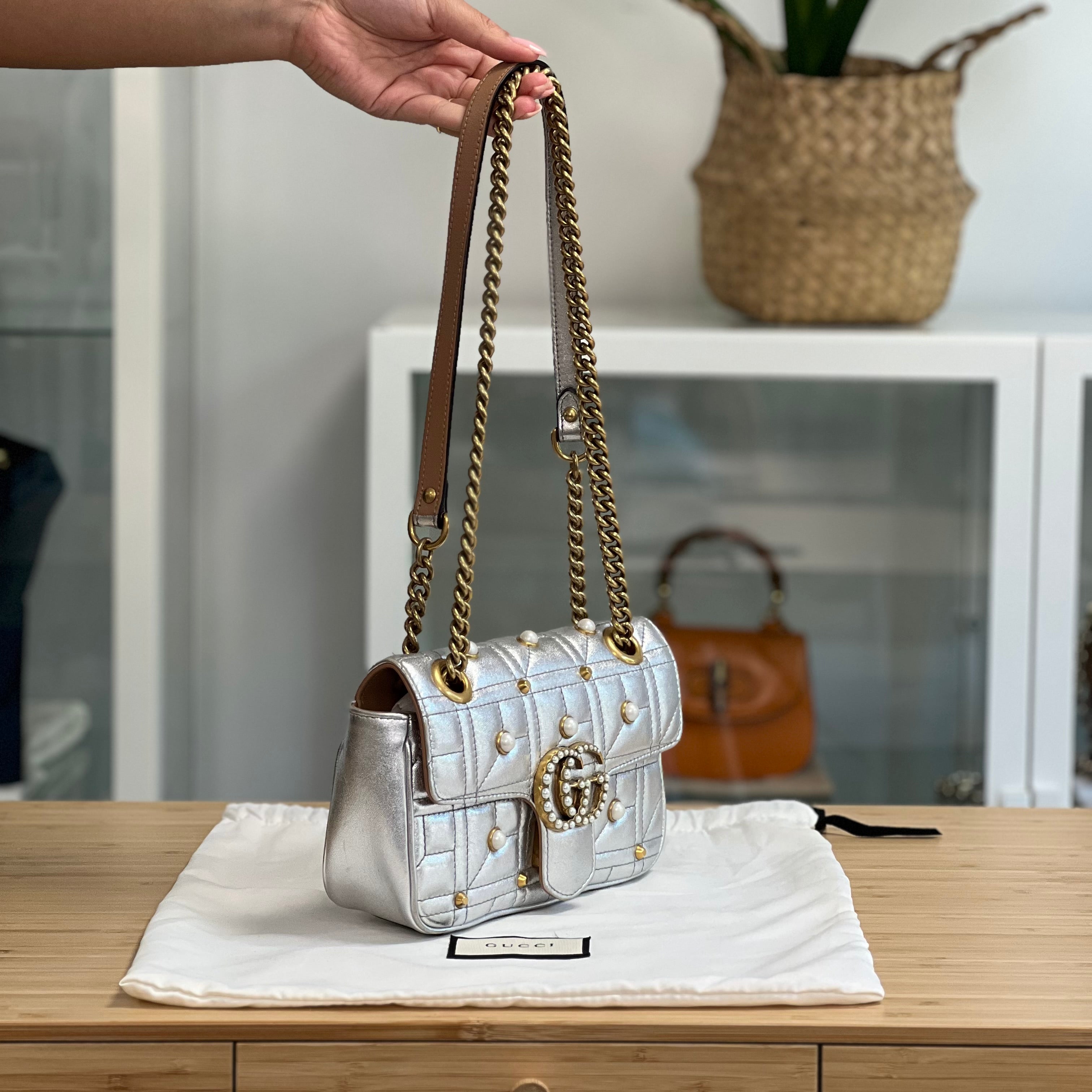 Gucci Marmont Limited Edition Pearly GG