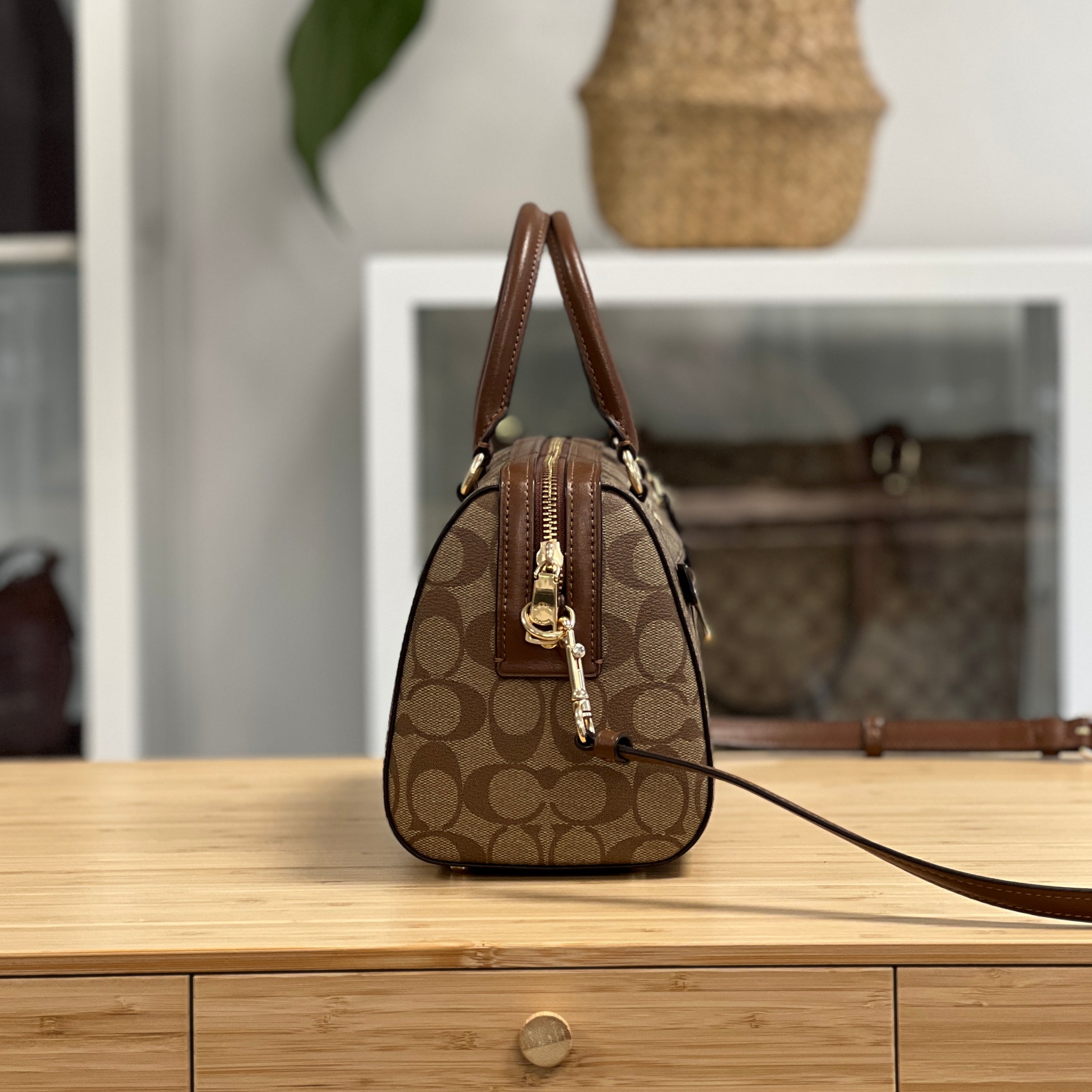 Coach Satchel Large Size In Brown outlet