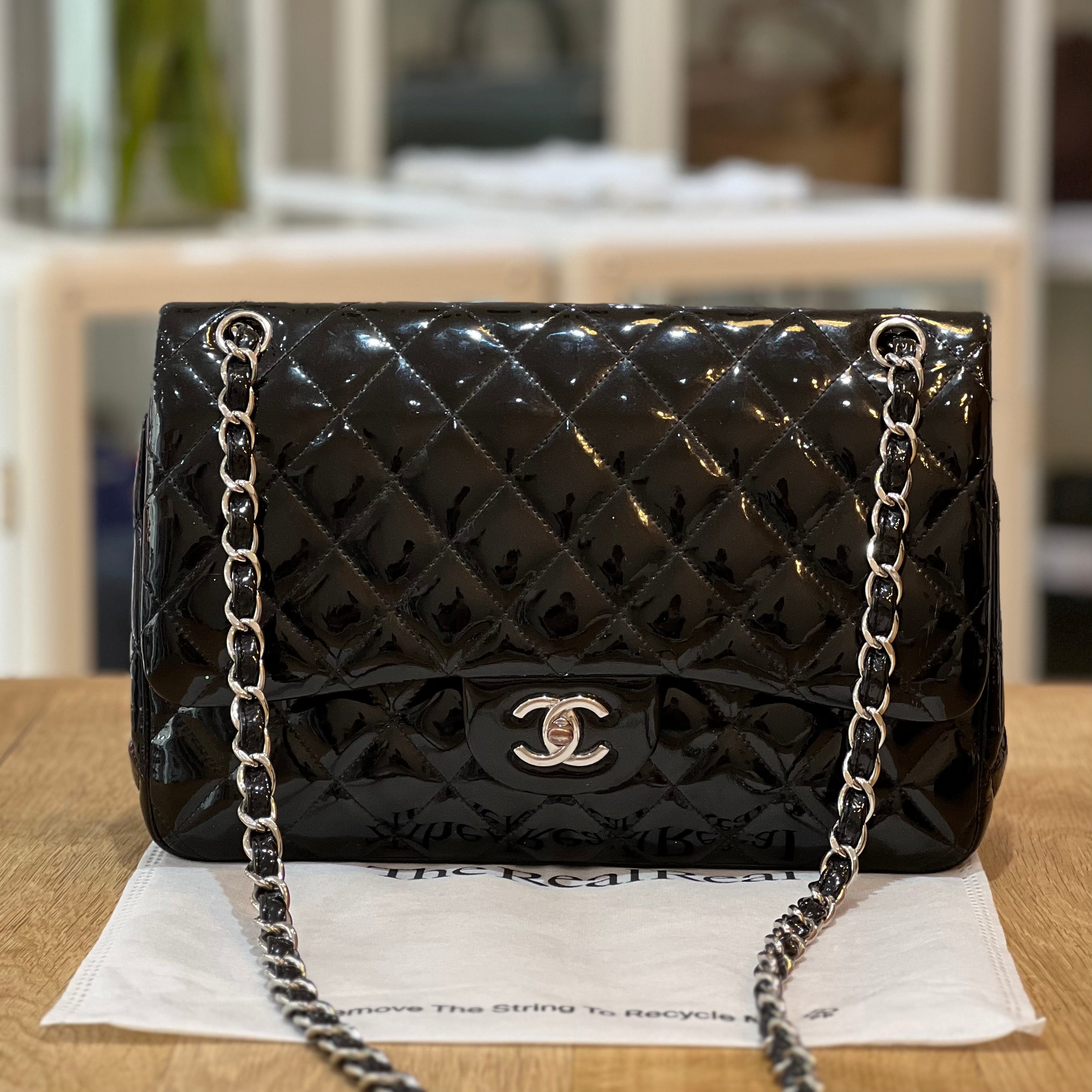 Chanel jumbo patent sale