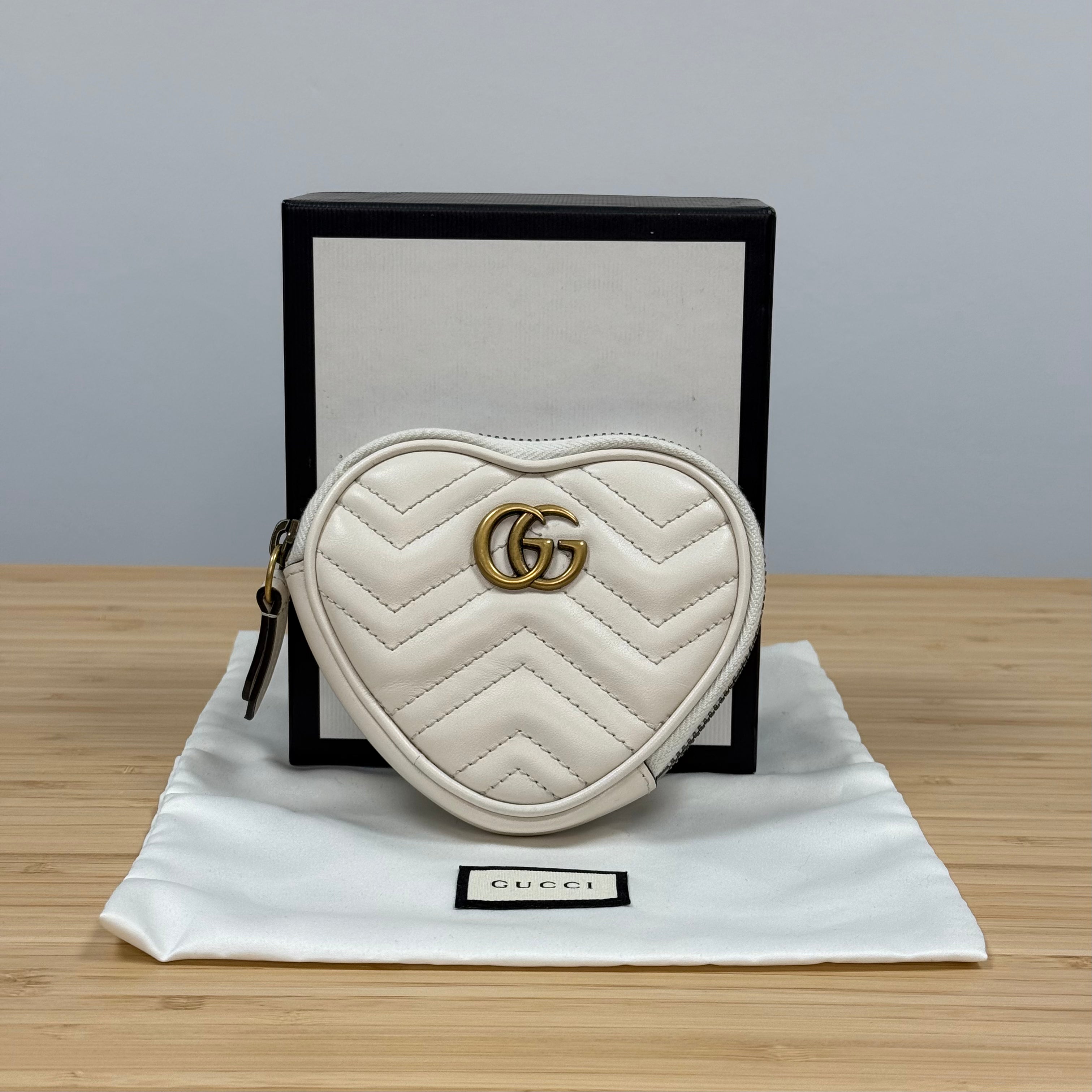 Gucci GG Marmont Heart Coin Purse