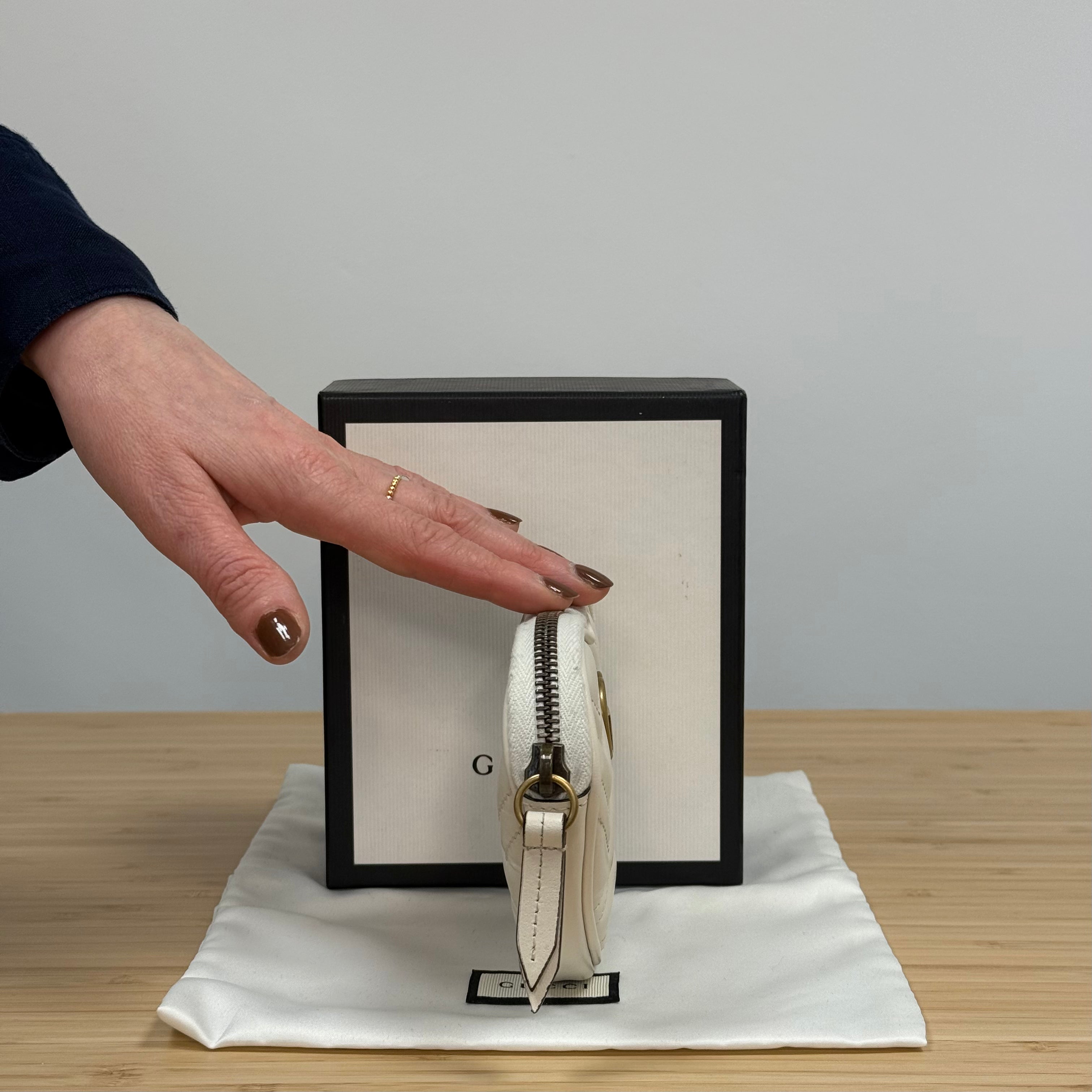 Gucci GG Marmont Heart Coin Purse