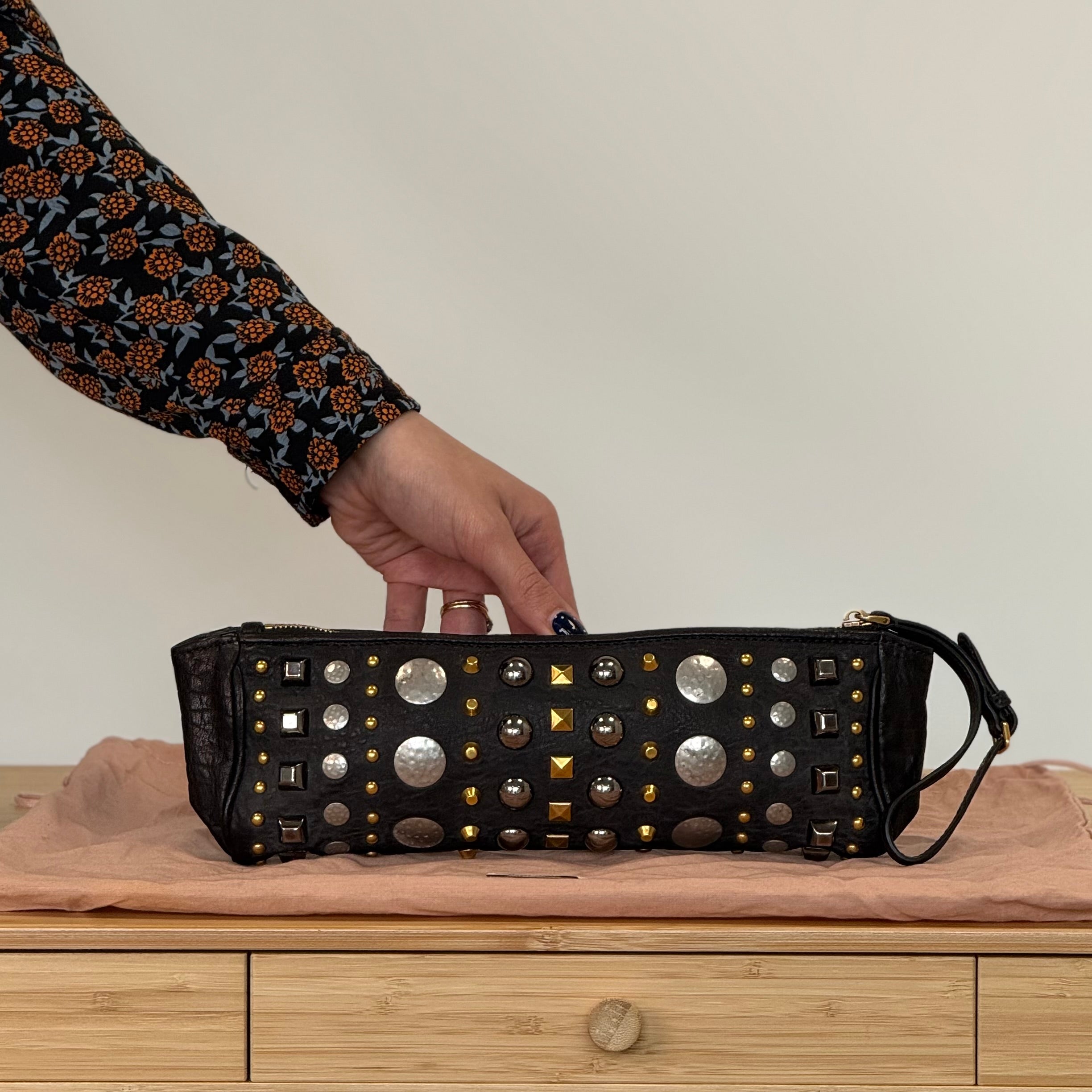 Miu Miu Studded Clutch – ARMCANDY BAG CO