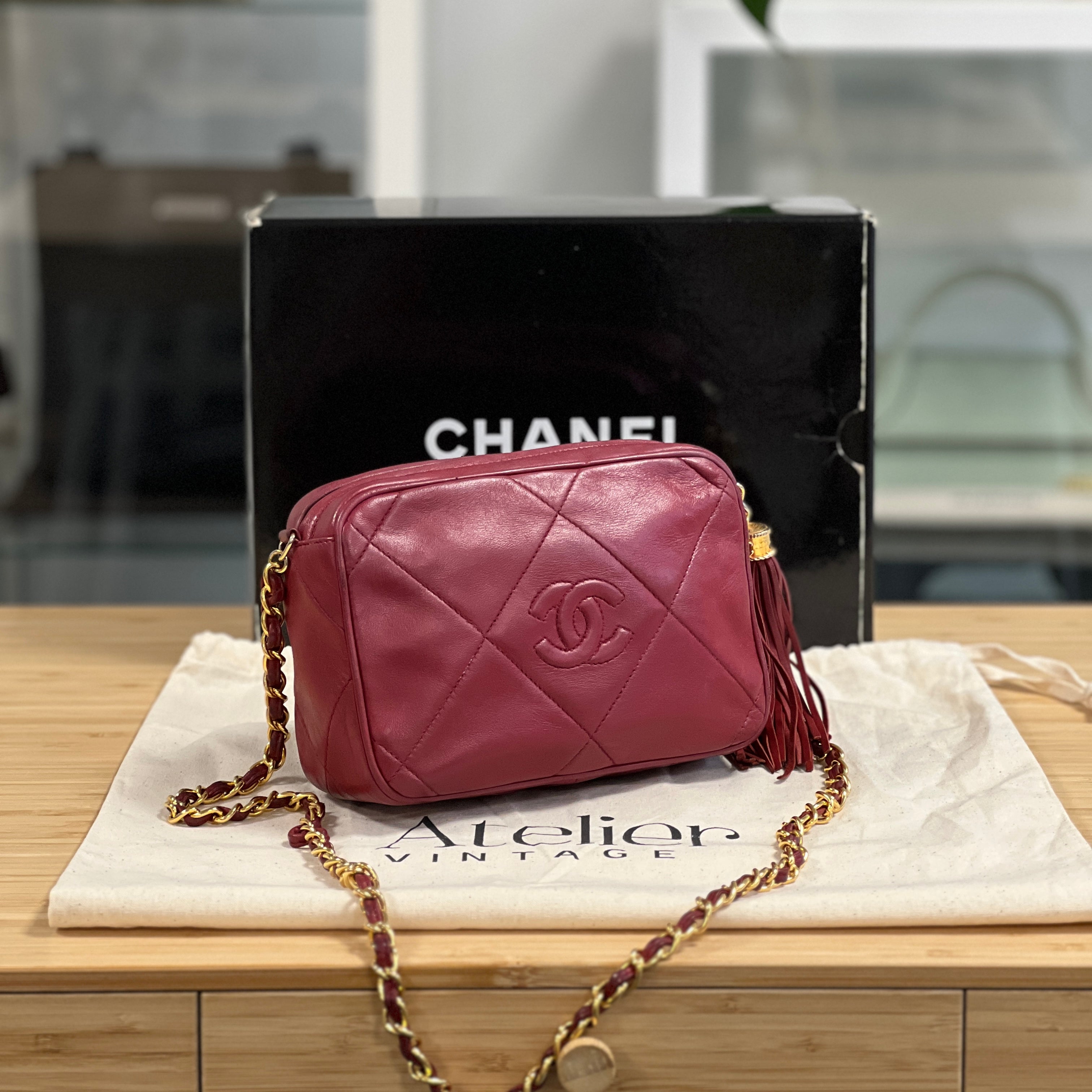 Chanel Vintage Tassel Camera