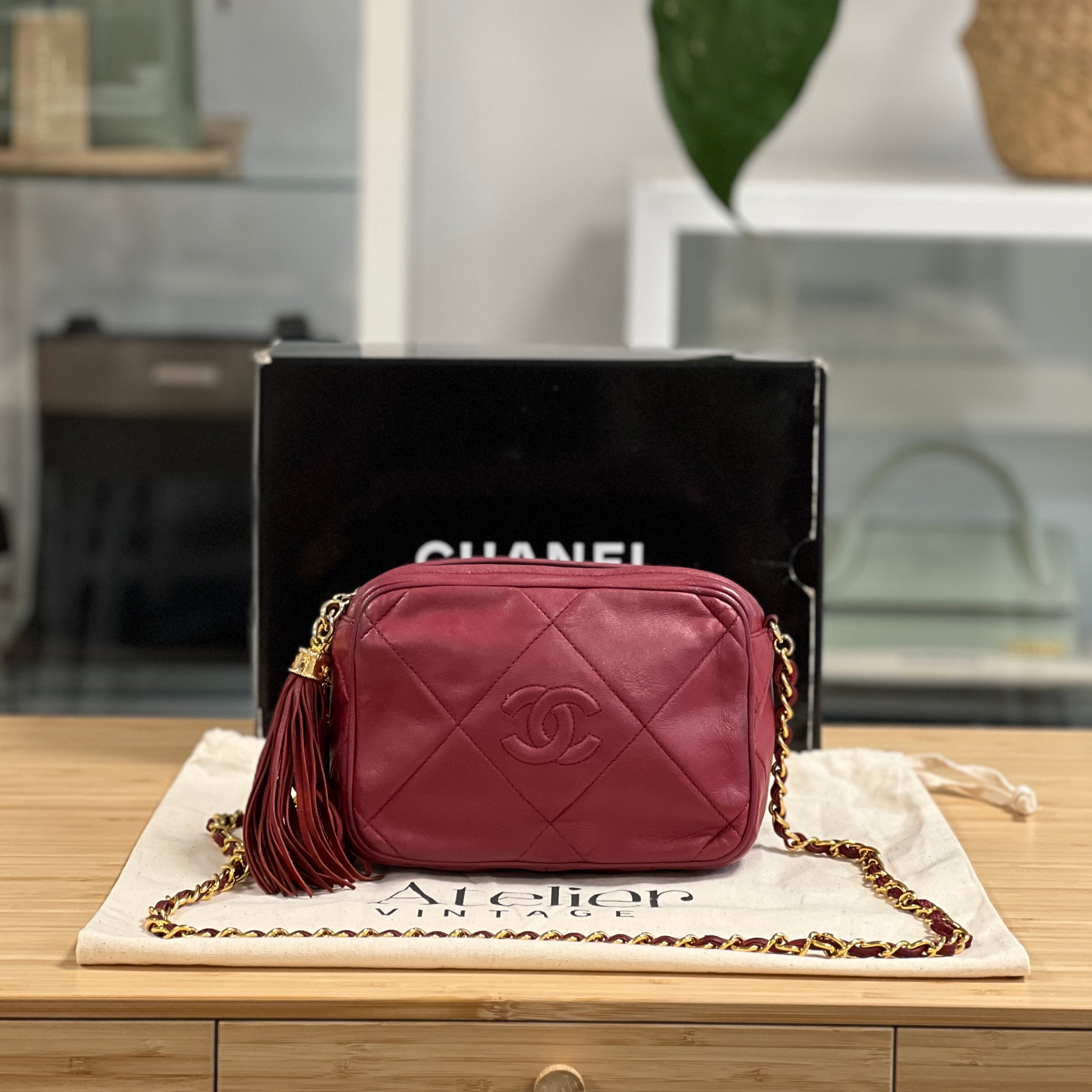 Chanel Vintage Tassel Camera