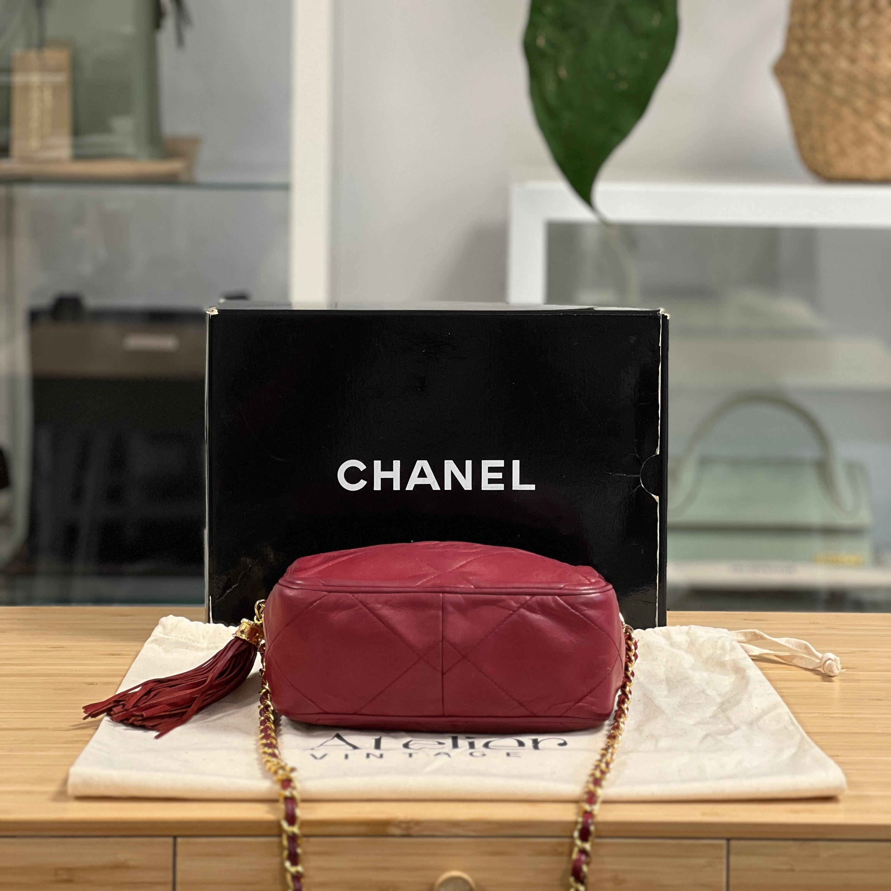 Chanel Vintage Tassel Camera