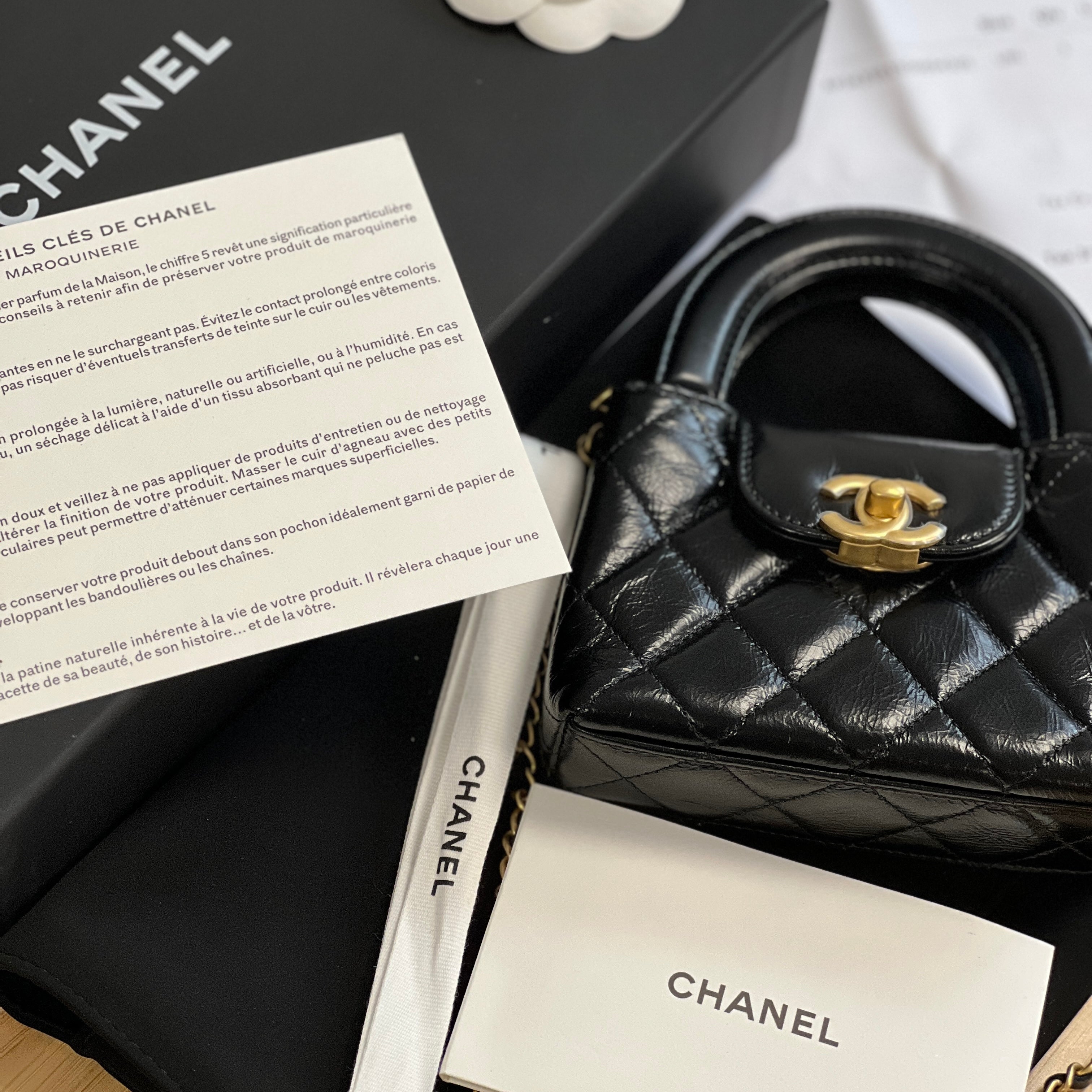 Preloved Chanel Kelly Mini Nano Shopper Rare