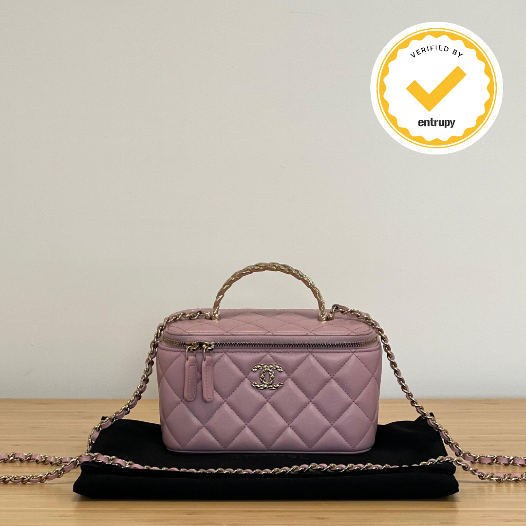 Chanel Crystal Top Handle Vanity Case