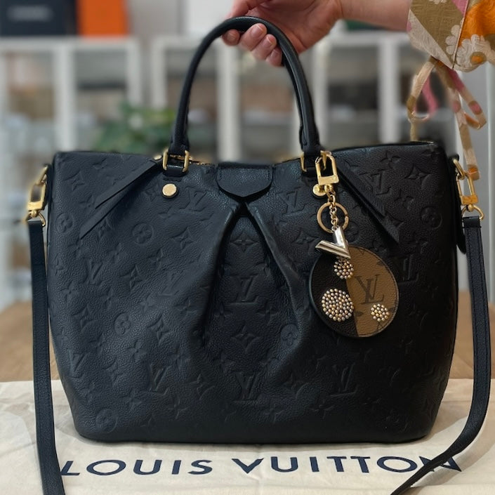 Louis Vuitton Empreinte Monogram Mazarine MM - Burgundy Handle