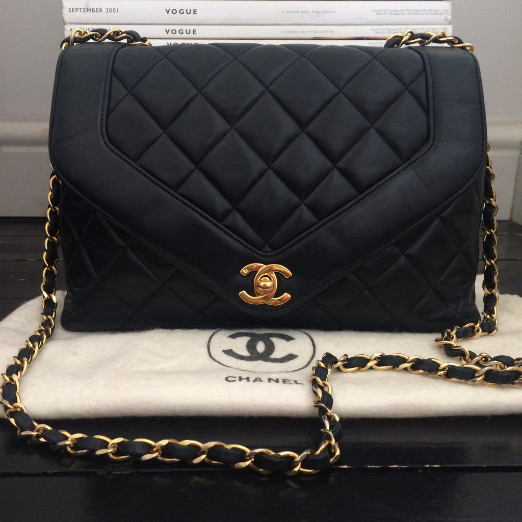 Chanel V-Shaped Flap Quilted Bag