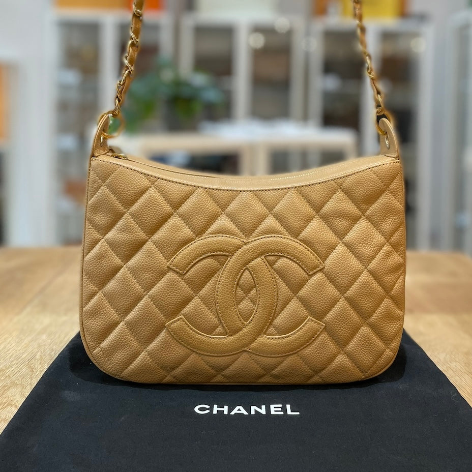 Authentic CHANEL Timeless Caviar Shoulder Bag  Valamode