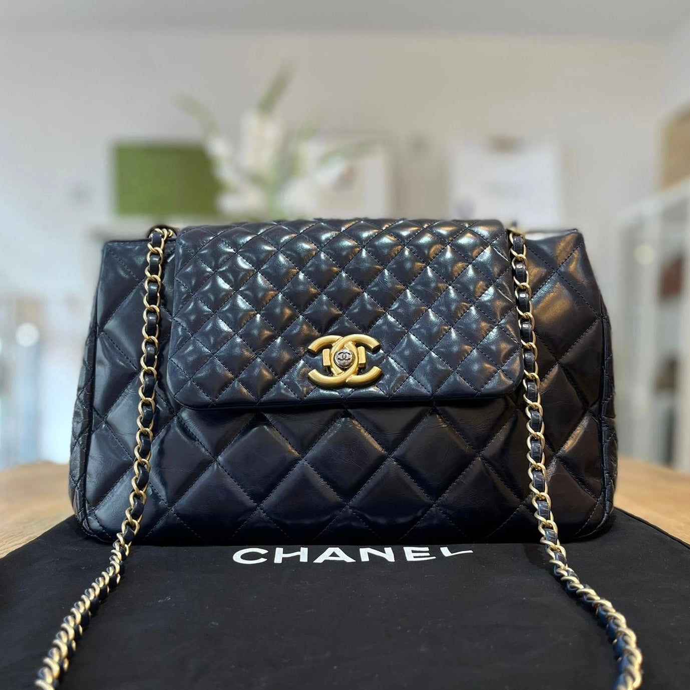 Leather Strap Original Chanel Sling Bag Buy Chanel Vintage Black