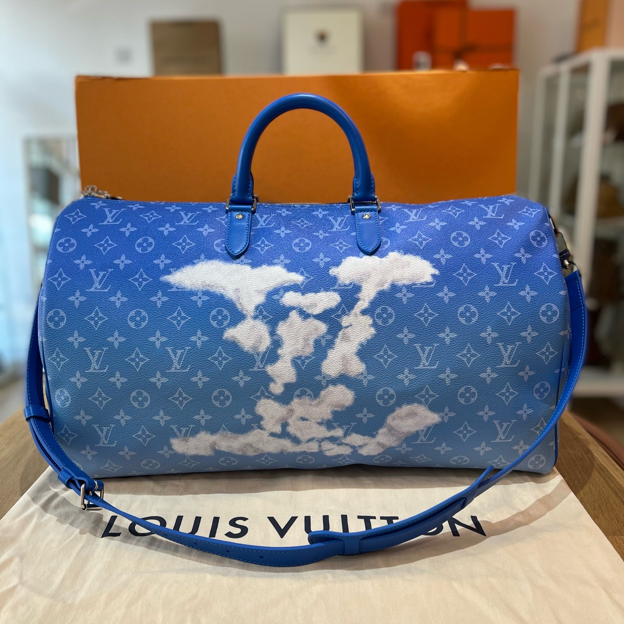 Louis Vuitton Clouds Keepall Bandoulière 50 New